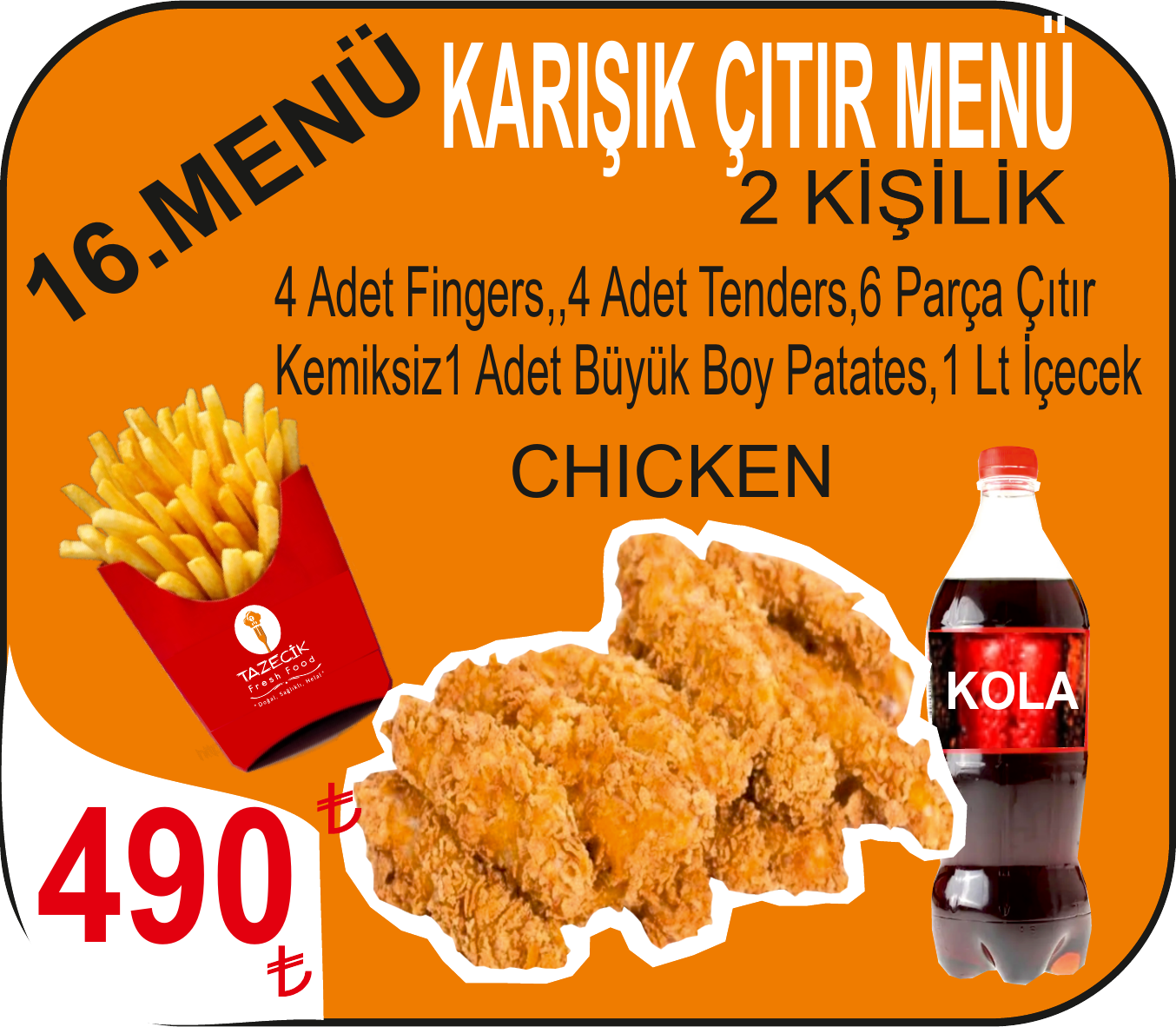 KARIŞIK ÇITIR MENÜ